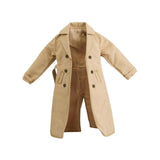 Maxbell 1/12 Men Women Trench Coat Handmade Doll Clothes for 6 inch Figures Body