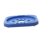 Maxbell Movable Gas Cylinder Base PP with Handles for Gas Bottle Potted Plants Vases Blue