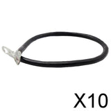 Maxbell 10xCar Marine Boat RV 5AWG Gauge Copper Battery Cable Power Inverter Wire Black