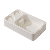 Maxbell Espresso Tamping Station Tamper Station Base for Worktop Coffee Bar Counters White