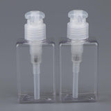 Maxbell Maxbell 2Pcs Square Lotion Dispenser Bottle Vials Empty Hand Sanitizer Jar 100ml