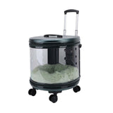 Maxbell Maxbell Cat Trolley Case Bag Pet Carrier Breathable for Puppy Kitten Kitty Hiking Green