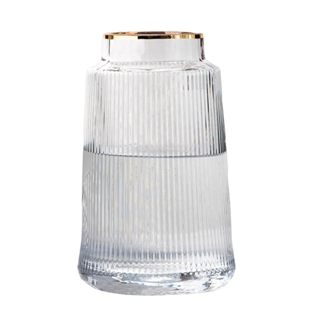 Maxbell Maxbell Glass Vase Flower Display Table Decor Hydroponic Flower Vases Clear 20cm