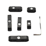 Maxbell 2xBlack Car Spark Plug Wire Cable Divider 7/8mm Universal For Chevy Ford Mopar