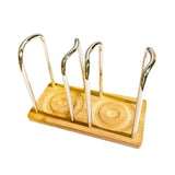 Maxbell Paper Cup Holder Stand Save Space Drinks Cups Rack for Bar Parties Silver 2 Slot