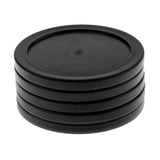 Maxbell 5 Pieces 62mm Air Hockey Replacement Pucks for Full Size Air Hockey Tables Black - Aladdin Shoppers