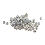 Maxbell 100pcs Handmade Gifts Accessory Alloy Daisy Flower Beads Large Hole Spacer Loose Bead For Jewelry DIY 11mm Personalize Jewelry Making 5.5mm - Aladdin Shoppers