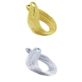 Maxbell 2 Pieces Jewelry Braided Thread Metallic Cords Jewellery Making Accessory