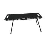 Maxbell Folding Table Sturdy Beach Table Compact Camping Table for BBQ Hiking Picnic Black