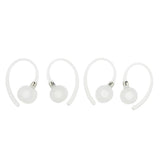 Maxbell 2x2 Pairs Silicone Ear Pad Cover Earbud Anti-slip Earhook for Motorola