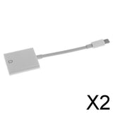 Maxbell 2xSD Card Trail Camera Reader Adapter for iPhone X / 8 / Plus, iPad Mini / Air