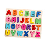 Maxbell Wooden Matching Game Early Educational Game for Age 1 2 3 Years Old Children Uppercase Letter