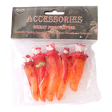 Maxbell Halloween Fingers Fake Chopped Off Fingers for Haunted Room Theater Parties Bloody