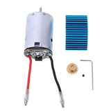 Maxbell Maxbell Motor + Heat Sink + 17T Motor Gear Replacement Parts for WLtoys 12428 12423