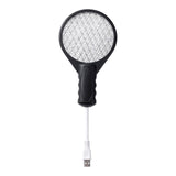 Maxbell Electric Swatter Compact Bug Zapper Racket for Home Indoor Outdoor Patio Black