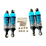 Maxbell 4x Hydraulic Shock Absorbers for RC Car Spare Parts Dampers Set for MN82 C14 Sky Blue