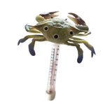 Maxbell Water Temperature Gauge Ice Bath Shatter Resistant Floating Pool Thermometer Crab 20x16.5cm