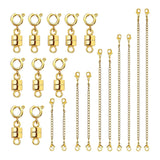Maxbell Magnetic Necklace Clasp and Closures Crafts Pendant Necklace Chain Extenders Gold