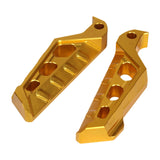 Maxbell Motorcycle Footpegs Pedals Spare Parts Foot Rest Pegs for Yamaha R15 R3 Gold