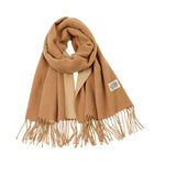 Maxbell Pashmina Shawl Wrap Fashionable Long Winter Scarf for Bedroom Office Wedding Caramel