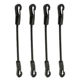Maxbell 4 Pieces Bungee Cords with Hooks Elastic Ropes for Kayaking Outdoor Car Length 20cm