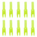 Maxbell 4x10pcs Archery plastic Nock Arrow Shaft End Accessories transparent yellow