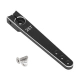 Maxbell 25T Servo Arm Sturdy Upgrade Replace RC Accessory for RC Car RC Vehicles DIY Black 2 inch