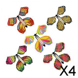 Maxbell 4x5x Flying Butterfly Clockwork Butterfly for Birthday Greeting Cards Bookmark Style E