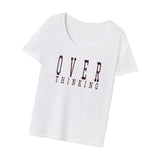 Maxbell Women's T Shirt Streetwear Tee Shirt for Street Office Walking M