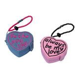 2Pcs Heart Shape Jewelry Box Multi Slots Display for Pendant Bracelets Rings