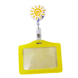 Maxbell Badge Holder Waterproof Student Teacher Doctor Coworkers Medical Card Holder flower