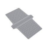 Maxbell Kitchen Sink Saddle Protector Silicone Flexible Glassware Dishes Divider Mat Gray