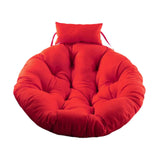 Hanging Chair Cushion Round Seat Cushion Pillow for Living Room Garden Patio Red