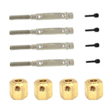 Maxbell RC Car Wheel Hexes Parts Easy to Install Remote Control Car Widened Combiner 4x4 Has Output Shaft