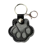 Maxbell Pet Hair Keepsake Keyring Pendant Charm Cute Decorative Dog Cat Fur Memorial Black