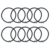 Maxbell 2x10x Trampoline Elastic Rope Tie Downs Straps for Indoor Trampoline Tent Tarp Black