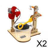 Maxbell 2xScience Experiment Toy Holiday Gifts Wooden Toy for Kids Students Girls Boys
