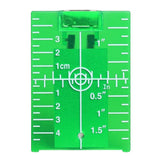 Maxbell 2xMagnetic Floor Laser Target Plate Card with Stand for Beam Application Green