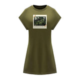 Maxbell Maxbell Women's Short Summer Dress Summer Crewneck Dress for Office Dating Going Out XXL