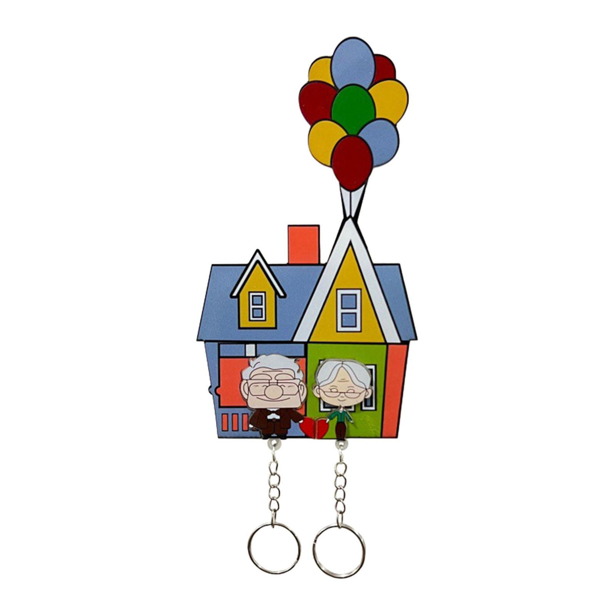 Maxbell Couples Keyrings Craft Wall Mounted Key Holder for Girlfriend Boyfriend Door Style B