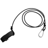 Maxbell Maxbell Elastic Kayak Canoe Safety Leash Fishing Rod Lanyard Paddle Leash Black