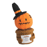 Maxbell Halloween Positive Crochets Doll Ornament for Women Men Lightweight Handmade Pumpkin