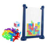 Maxbell 3D Blocks Puzzle Portable 3D Puzzles for Kids 3 4 5 6 7 8 9 10 Year Old Gift Dark Blue