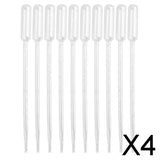 Maxbell 4x50pcs 0.5ml Transfer Pipettes Plastic Dropper