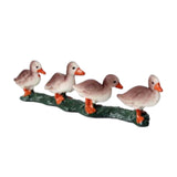 Maxbell Duck Animal Figure Realistic Mini Decor Simulated Animal Model for Kids Brown