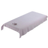 Maxbell Maxbell Washable Cotton Acupuncture Massage Table Bed Fitted Pad Cover Sheet Gray