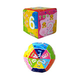 Maxbell Baby Hand Ball Durable Letter and Number Learning Roll Discover Ball for Boy Number