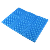 Maxbell Collapsible Foldable Seat Cushion Foam Pad Mat Camping Waterproof Blue