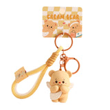 Maxbell Bear Keychain with Lanyard Purse Charm Backpack Keychain for Men Women Girls A