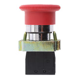 Maxbell 3xXB2-BS542 RED Mushroom NC Emergency Stop Latching Rotary Push Button Switch